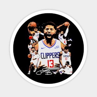 Paul George Vintage Collage Magnet